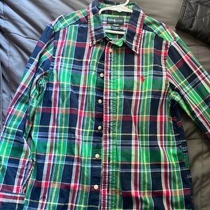Polo Ralph Lauren Big Boys Button Down Shirt Size M 10-12